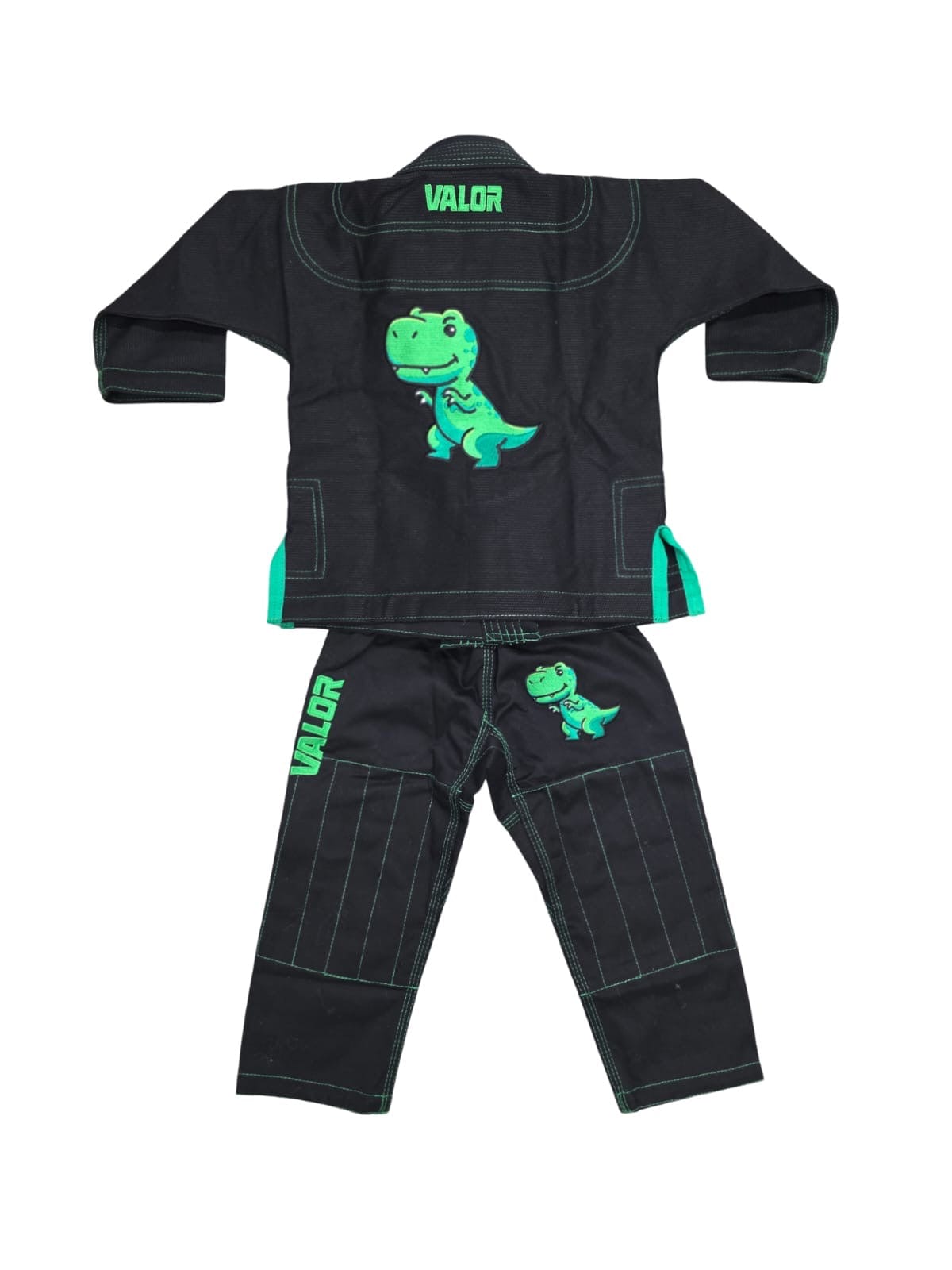 Kids Dinosaur Black BJJ GI Martial Arts Gi - Valor Fightwear