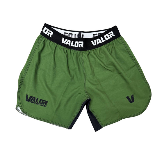 Adult No Gi BJJ/MMA Board Shorts - Khaki - Valor Fightwear