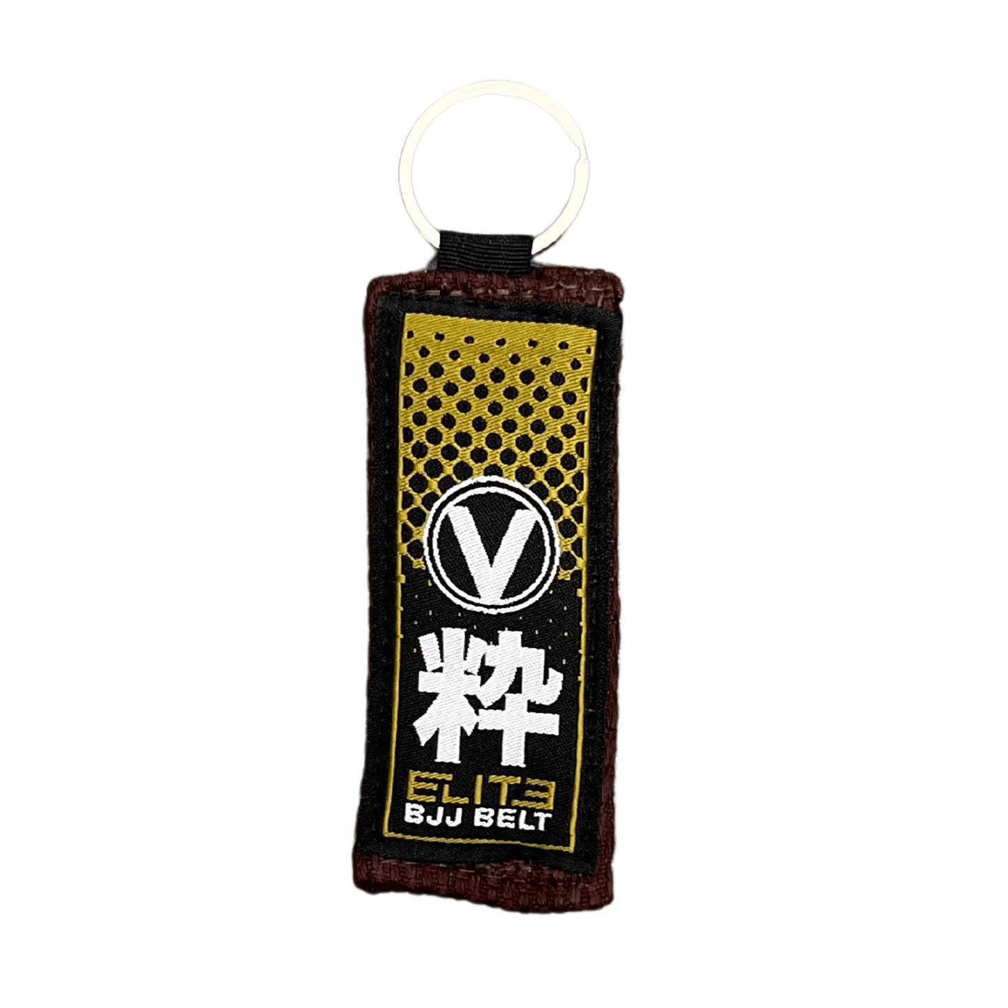 VALOR Fightwear ELITE BJJ Brown BELT KEYRING