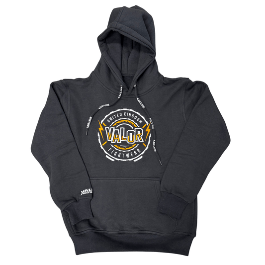 VALOR BLACK / ORANGE HOODIE REGULAR FIT