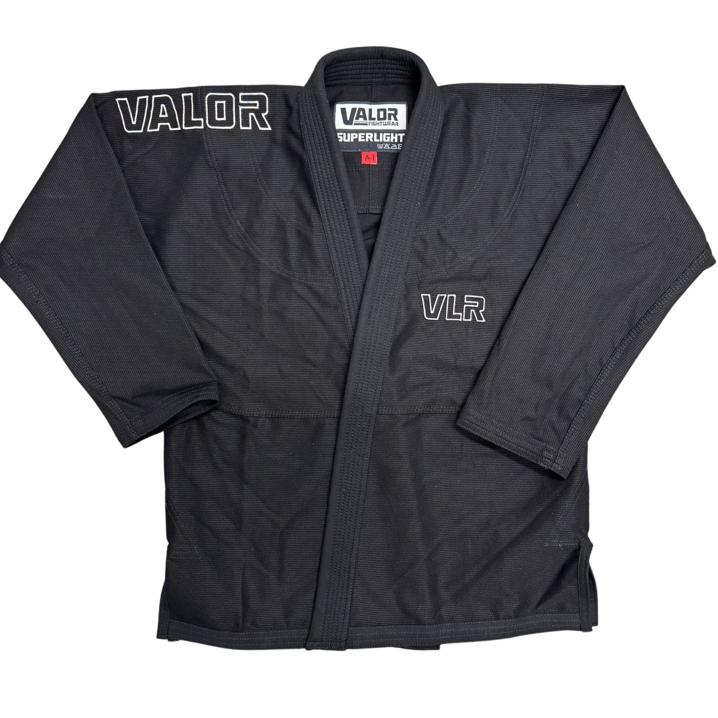 KIDS VLR Superlight Weight Black BJJ GI - Valor Fightwear