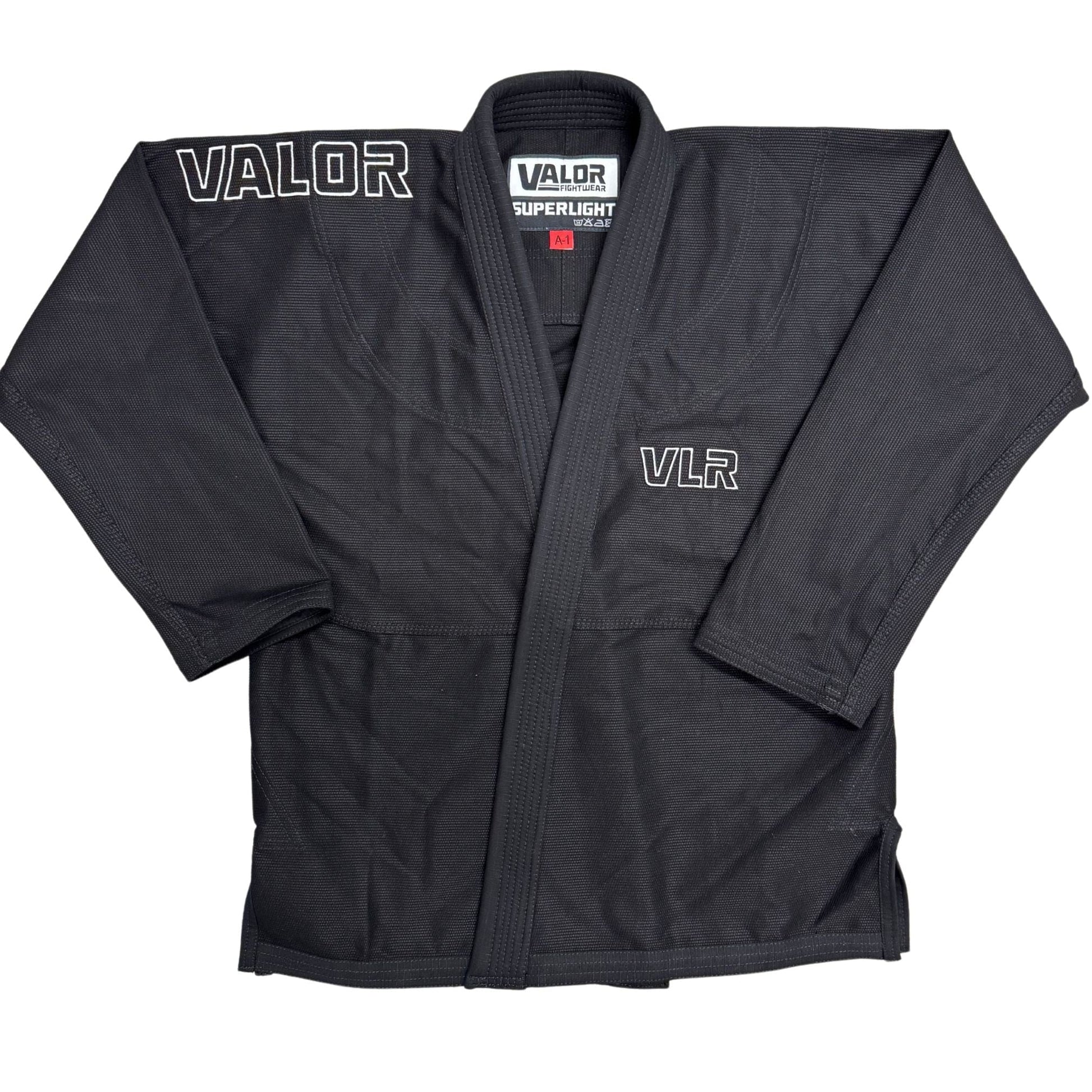 KIDS VLR Superlight Weight Black BJJ GI - Valor Fightwear