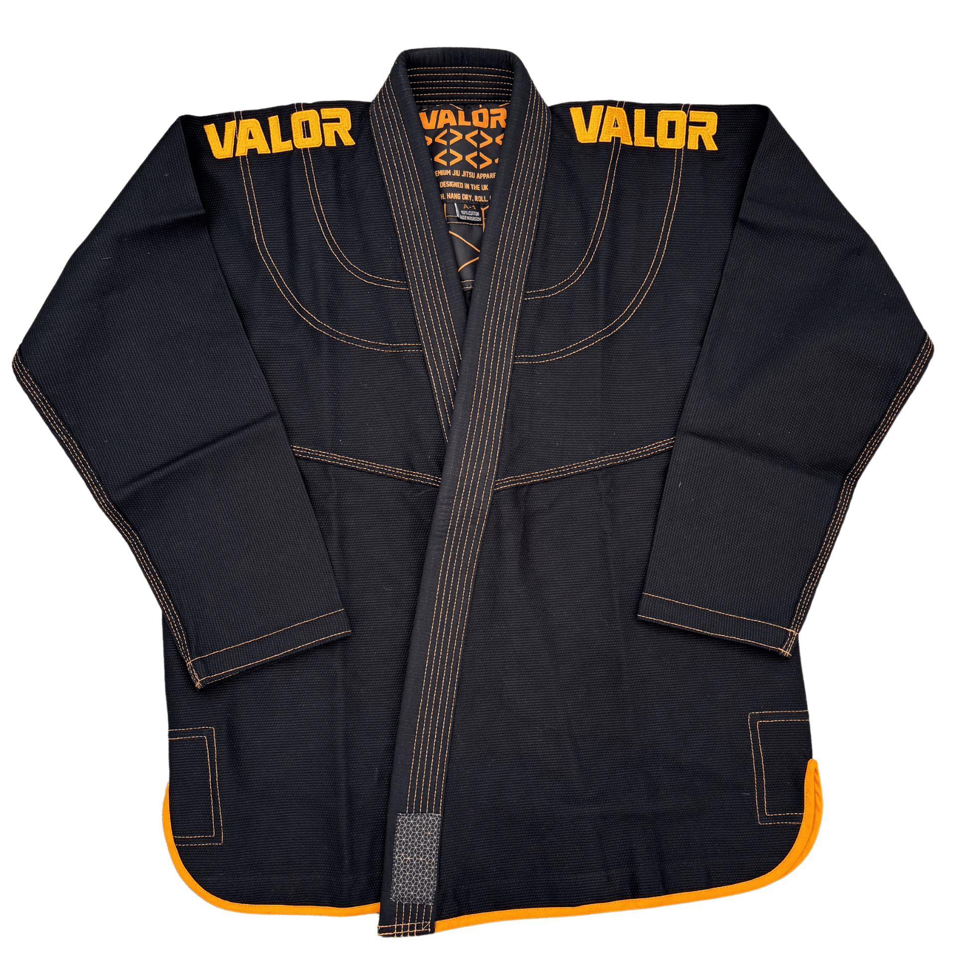 Kids Valor GEO ORANGE BLACK BJJ GI - Valor Fightwear
