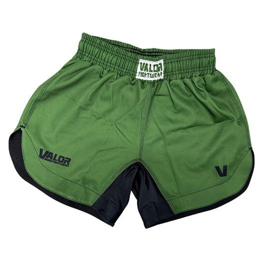 Kids No Gi BJJ/MMA Board Shorts - Khaki - Valor Fightwear