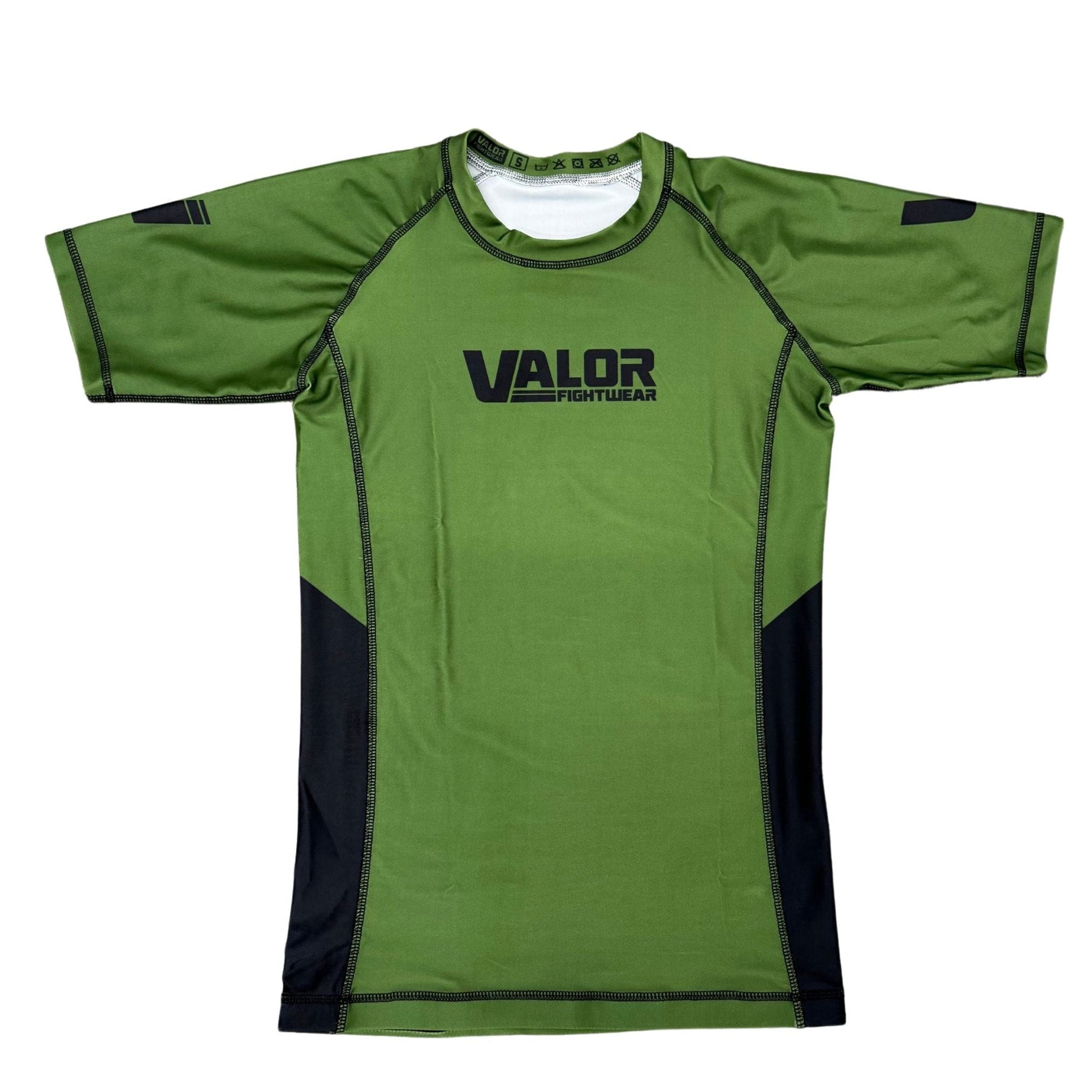 Kids No Gi BJJ/MMA Rash Guard - Khaki- Valor Fightwear
