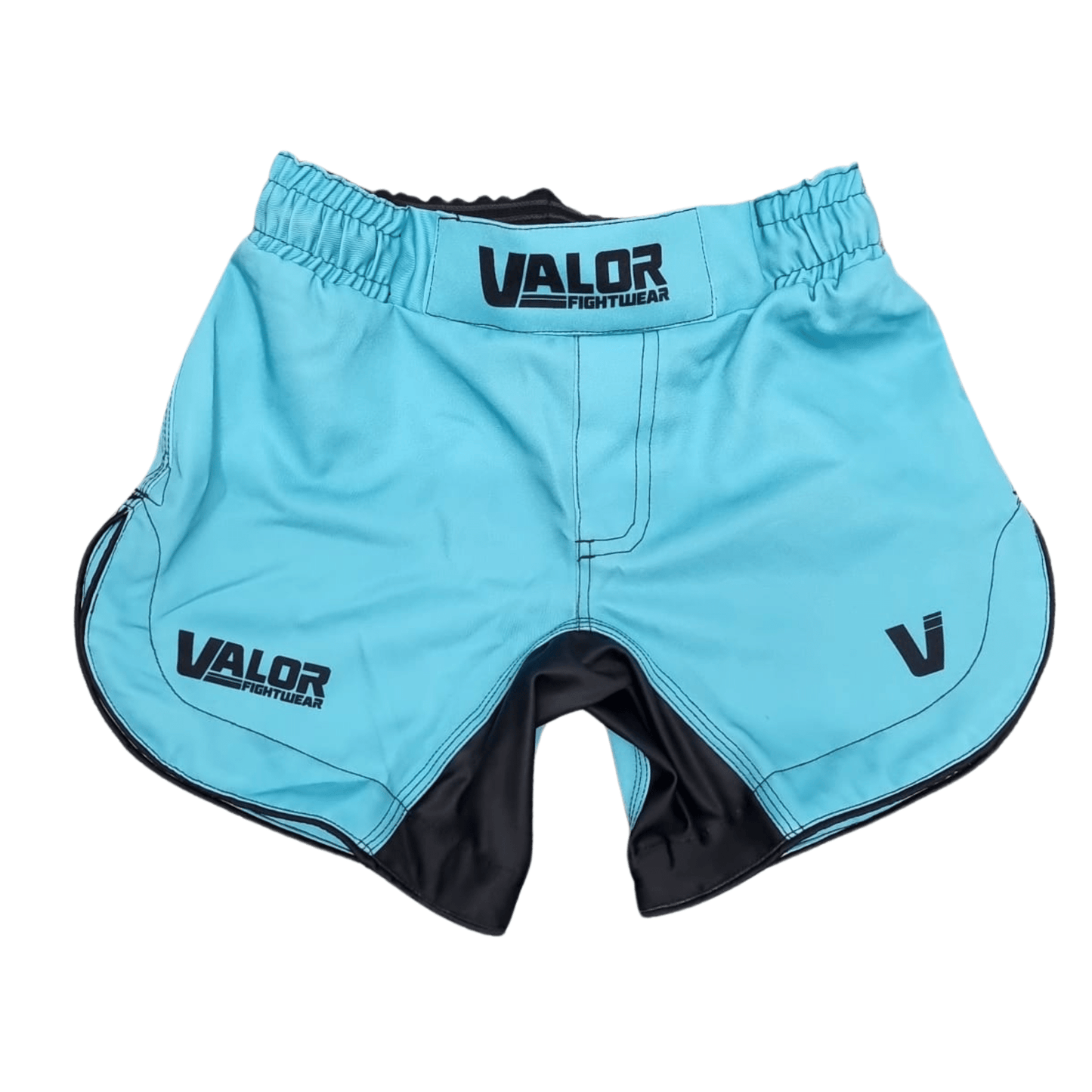 Kids Pastel No Gi BJJ/MMA Board Shorts - Aqua - Valor Fightwear