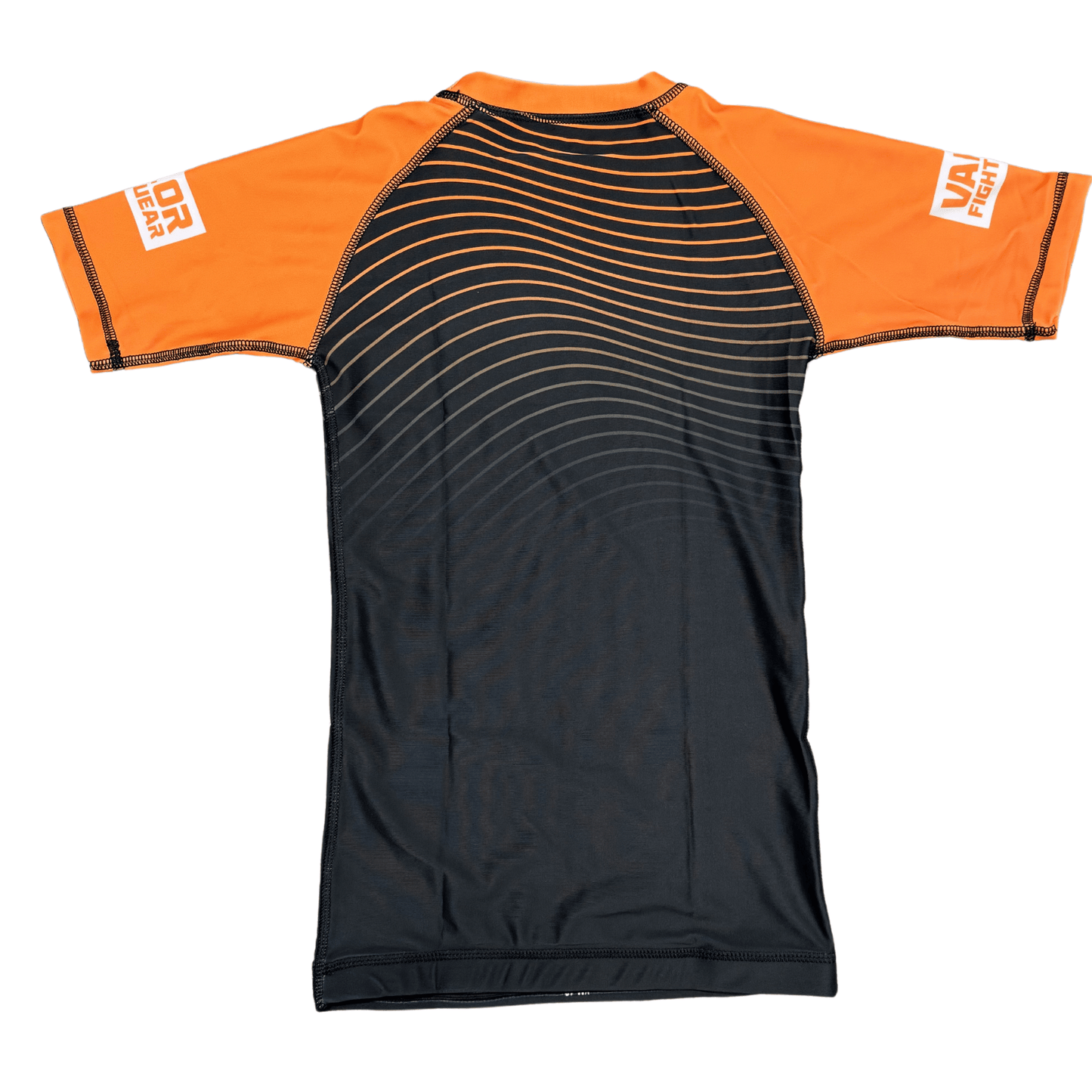 Kids No Gi BJJ/MMA Rash Guard - Orange - Valor Fightwear
