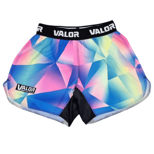 Geometric Design No Gi BJJ/MMA Board Shorts - Fusion - Valor Fightwear MMA Shorts Valor Fightwear