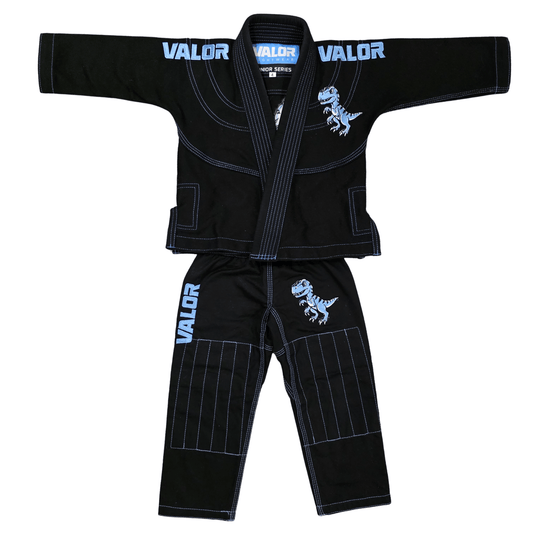 Valor Fightwear Kids Gi Kids Raptor Black BJJ GI Martial Arts Gi - Valor Fightwear