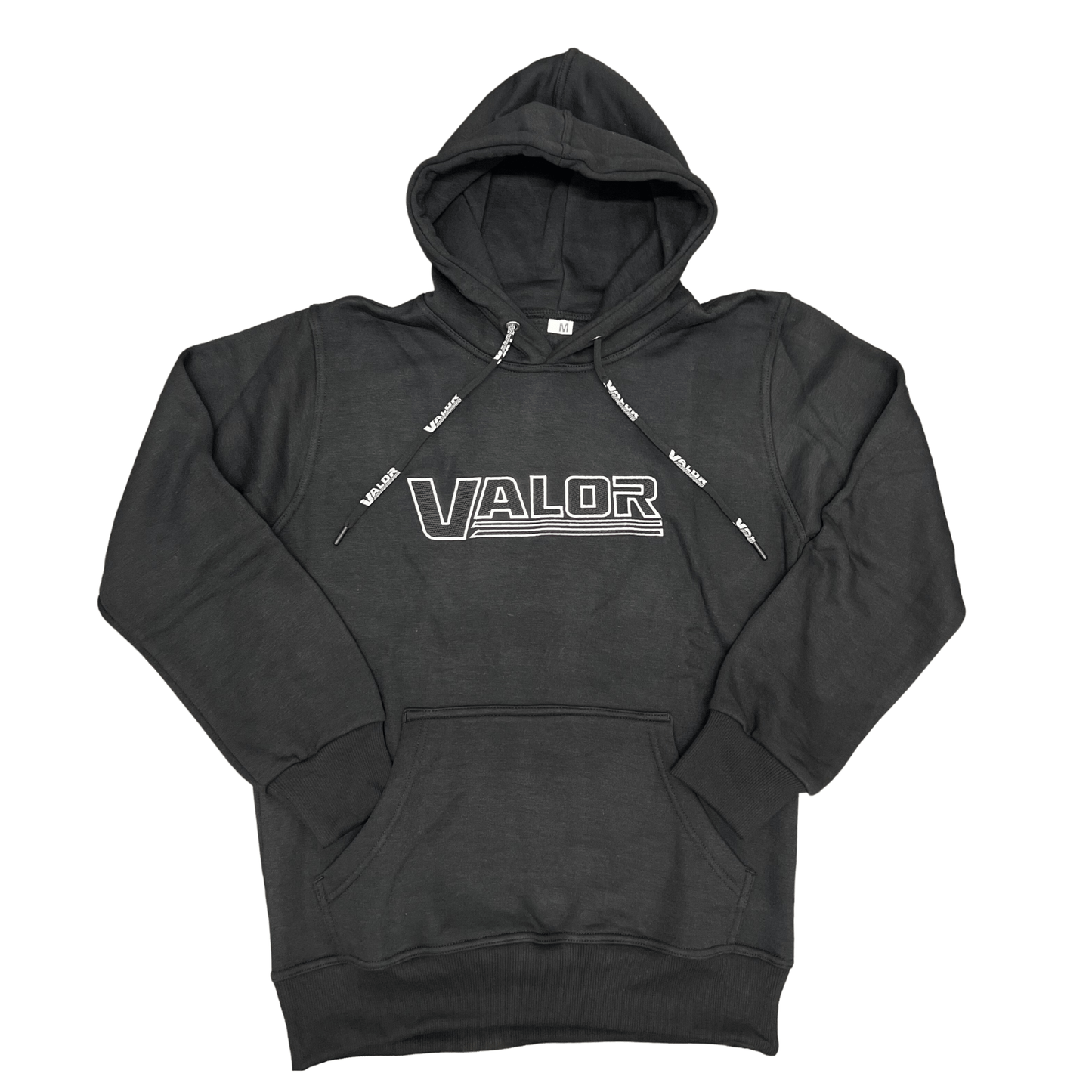 KIDS VALOR BLACK HOODIE REGULAR FIT