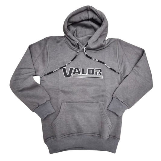 VALOR DARK GREY HOODIE REGULAR FIT Valor Fightwear