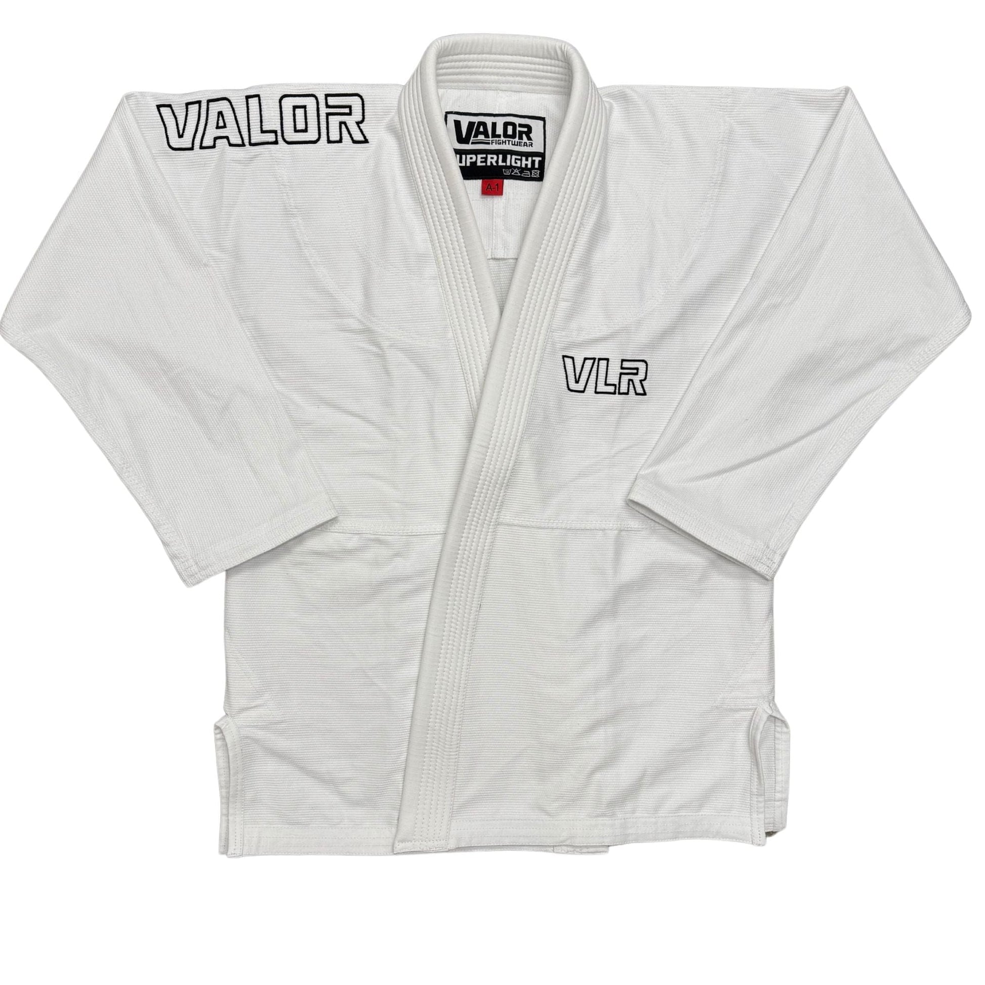 VLR Superlight Weight White BJJ GI - Valor Fightwear
