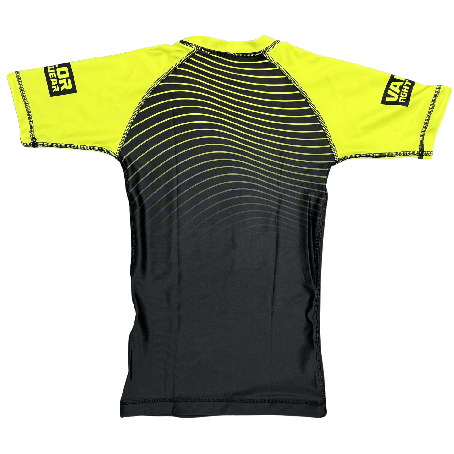 Kids No Gi BJJ/MMA Rash Guard - Yellow - Valor Fightwear