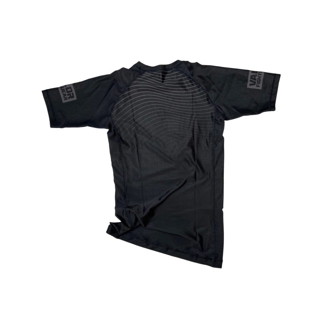 IBJJF Black Belt Ranked No Gi BJJ/MMA Rash Guard - Black - Valor Fightwear