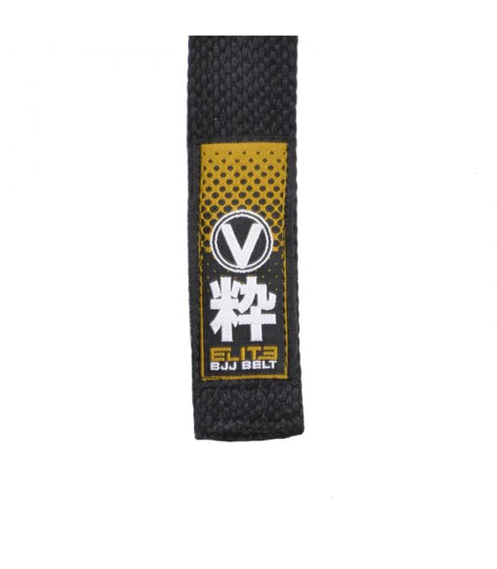 VALOR ELITE GI MATERIAL COMPETITOR BLACK BELT (WHITE TAB)