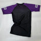IBJJF Purple Belt Ranked No Gi BJJ/MMA Rash Guard - Purple/Black - Valor Fightwear