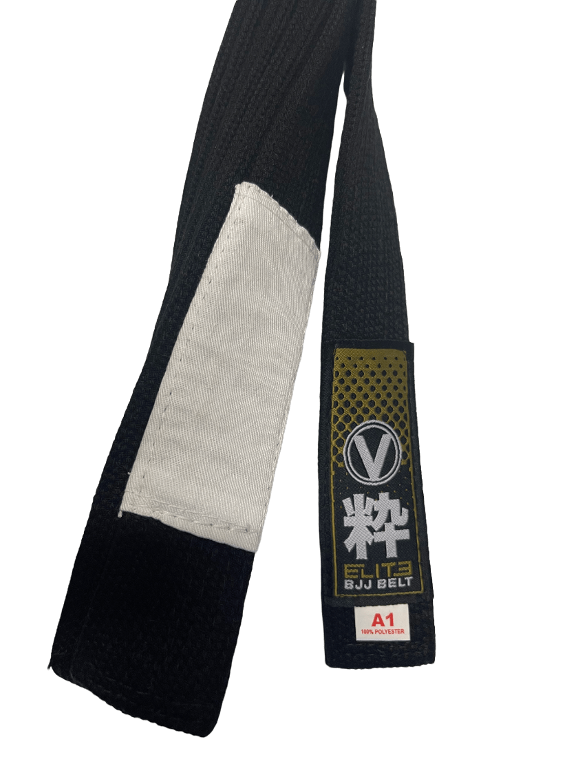 VALOR ELITE GI MATERIAL COMPETITOR BLACK BELT (WHITE TAB)