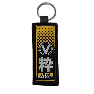 VALOR – ELITE BJJ BLACK BELT KEYRING BLACK