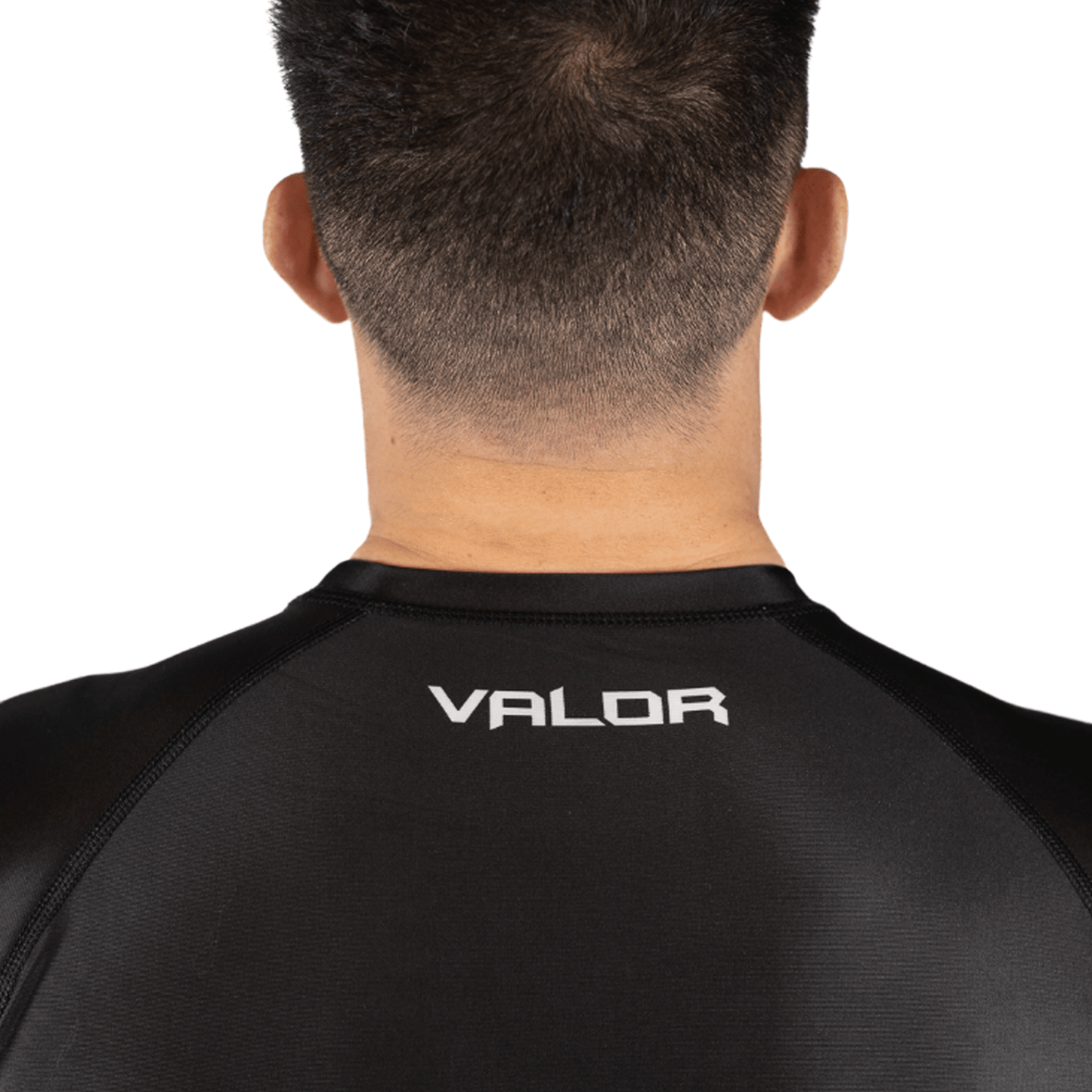 VALOR CLASSIC LONG SLEEVE RASH GUARD BLACK