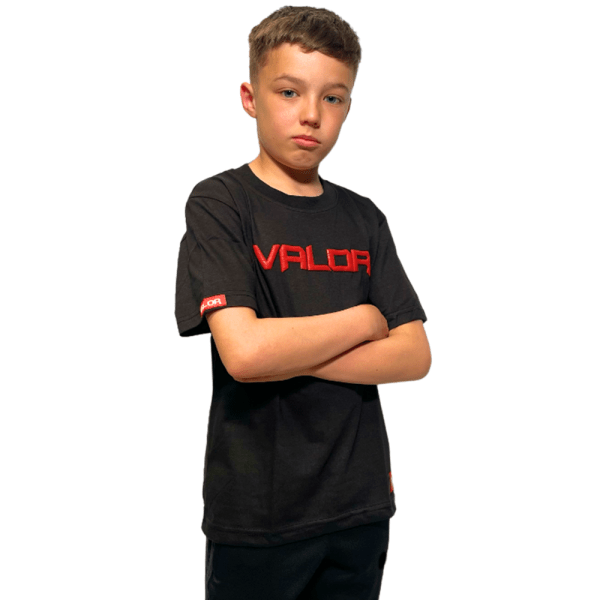KIDS VALOR CLASSIC T-SHIRT – RED  Valor Fightwear   