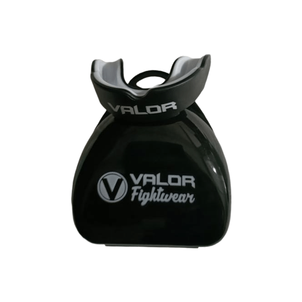 Martial Arts Mouth Guard - Black/White - Valor Fightwear