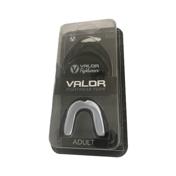 Martial Arts Mouth Guard - Black/White - Valor Fightwear