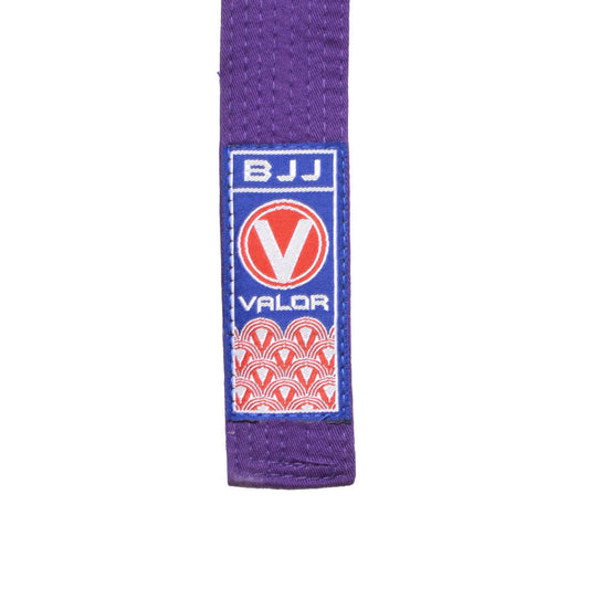 BJJ Belt w/ Rank Bar - Purple - Valor Fightwear