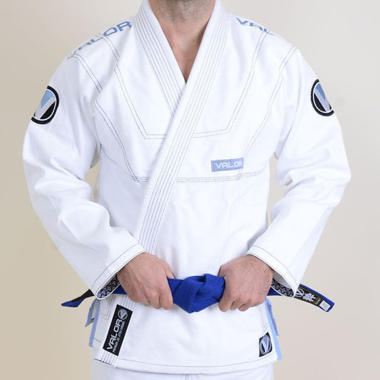 VALOR FIGHTWEAR PRIME 2.0 PREMIUM WHITE BJJ GI Valor Fightwear