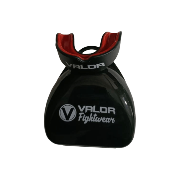 Martial Arts Mouth Guard - Black/Red - Valor Fightwear Mouth Guard Valor Fightwear   