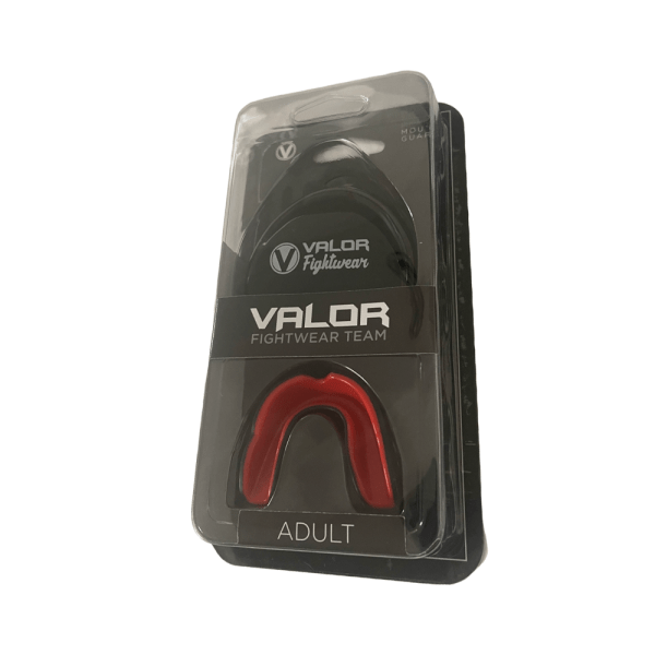 Martial Arts Mouth Guard - Black/Red - Valor Fightwear