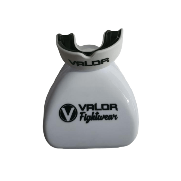 Valor Fightwear Mouth Guard Adult / WHITE Martial Arts Mouth Guard - White/Black - Valor Fightwear