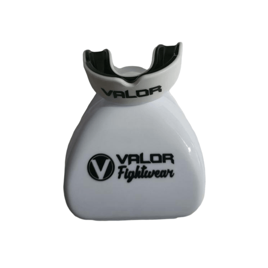 Martial Arts Mouth Guard - White/Black - Valor Fightwear