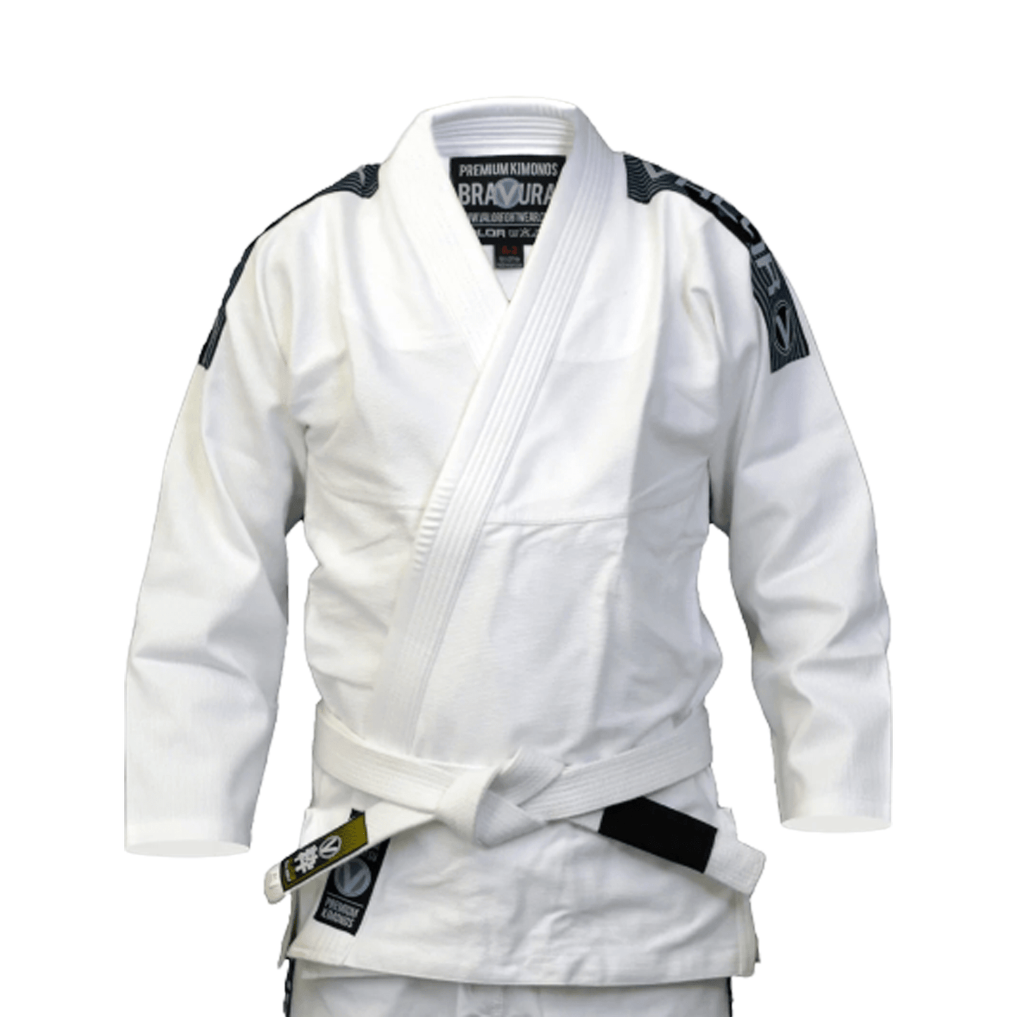 Kids Bravura BJJ GI Martial Arts Gi - White - Valor Fightwear Kids Gi Valor Fightwear   