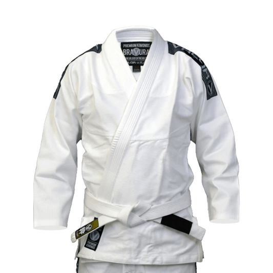 Kids Bravura BJJ GI Martial Arts Gi - White - Valor Fightwear