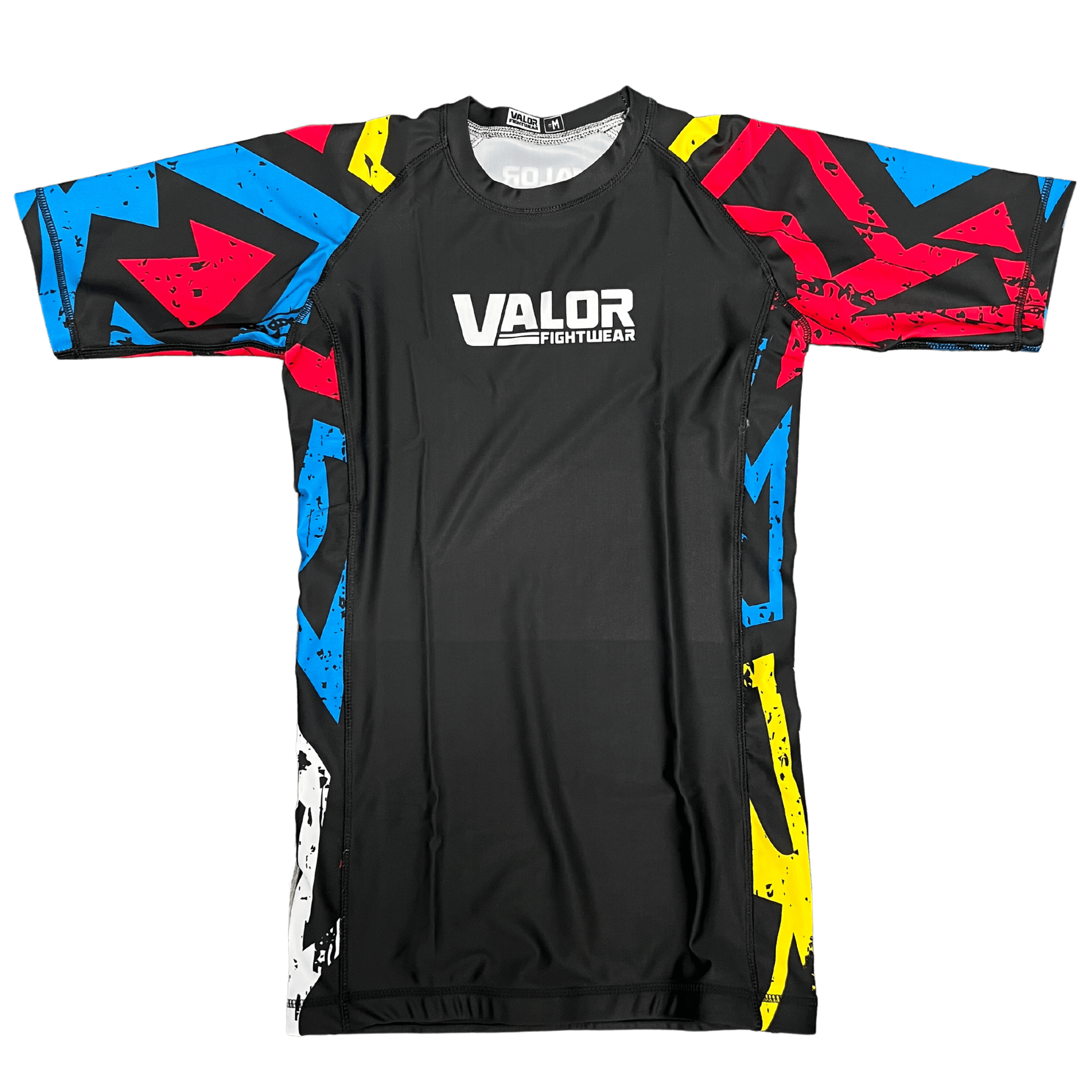 Geometric Design No Gi BJJ/MMA Rash Guard - Retro - Valor Fightwear