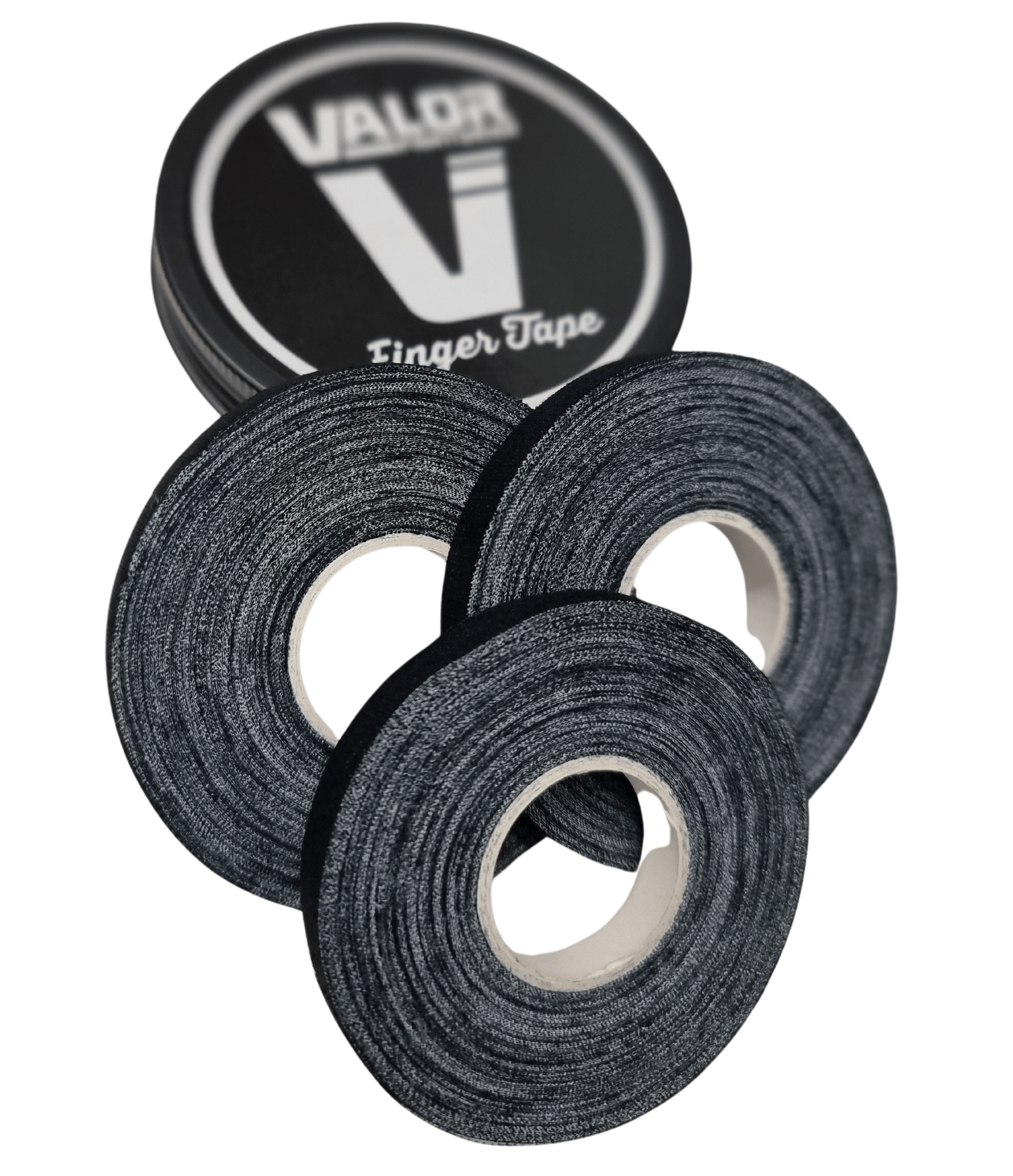 Black BJJ Finger Tape - 3 Rolls Per Tin Valor Fightwear