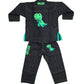 Kids Dinosaur Black BJJ GI Martial Arts Gi - Valor Fightwear