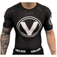 Kids No Gi BJJ/MMA Rash Guard - Valor Black - Valor Fightwear Kids Rashguard Valor Fightwear