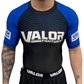 IBJJF Blue Belt Ranked No Gi BJJ/MMA Rash Guard - Blue/Black - Valor Fightwear Adult Rashguard Valor Fightwear