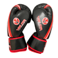 Fade 12oz Boxing Gloves - Black/Red - Valor Fightwear