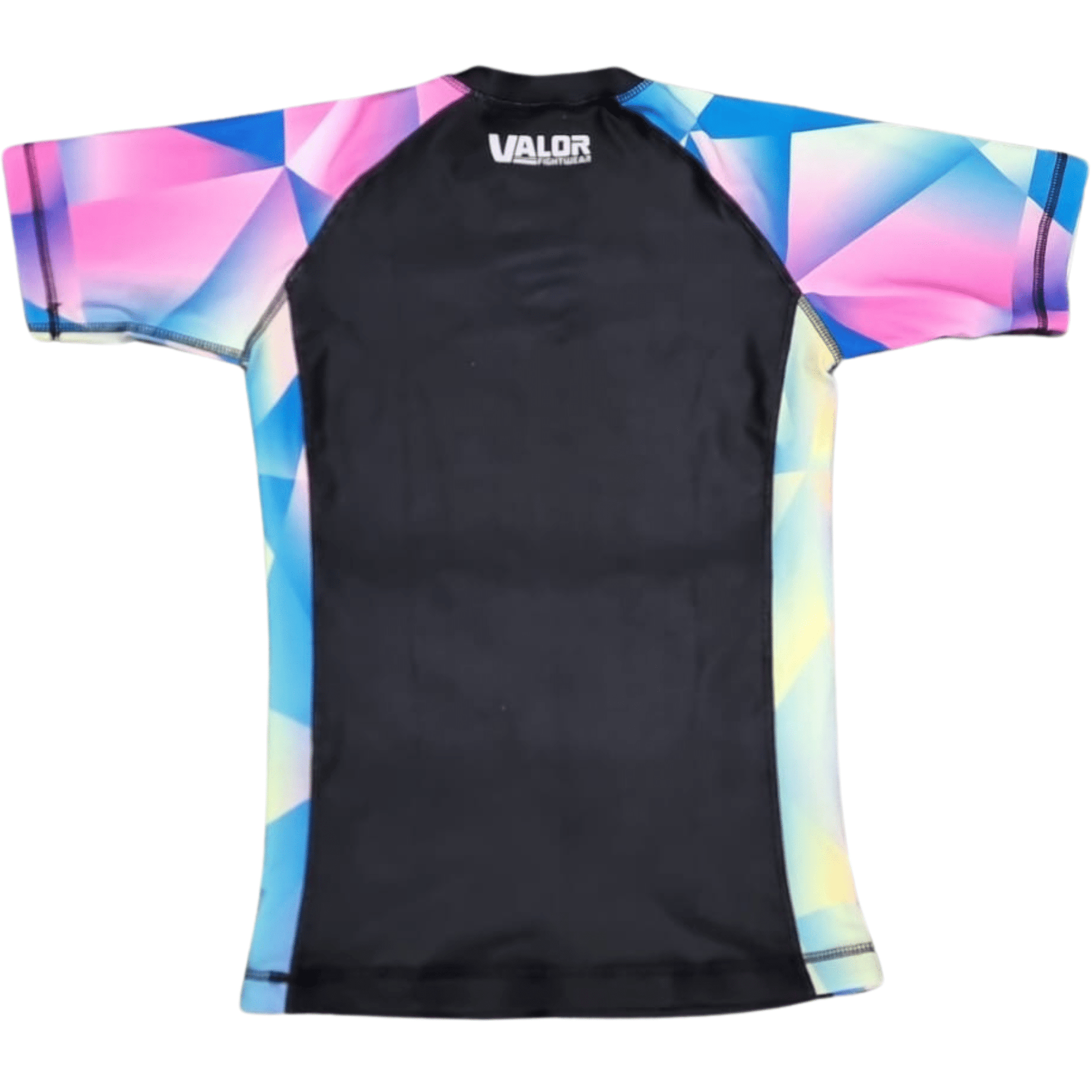 Kids No Gi BJJ/MMA Rash Guard - Geometric Fusion - Valor Fightwear Kids Rashguard Valor Fightwear