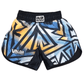 Kids Geometric No Gi BJJ/MMA Board Shorts - Orange - Valor Fightwear Kids MMA Shorts Valor Fightwear