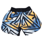 Kids Geometric No Gi BJJ/MMA Board Shorts - Orange - Valor Fightwear Kids MMA Shorts Valor Fightwear
