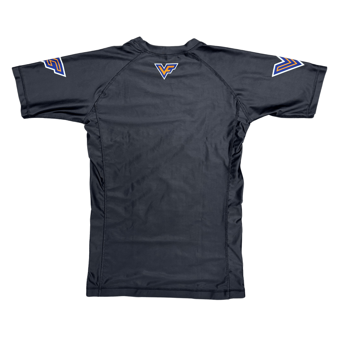 Kids No Gi BJJ/MMA Rash Guard - Black / Orange - Valor Fightwear