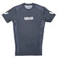 VALOR GREY / SILVER MESH SHORT SLEEVE RASH GUARD