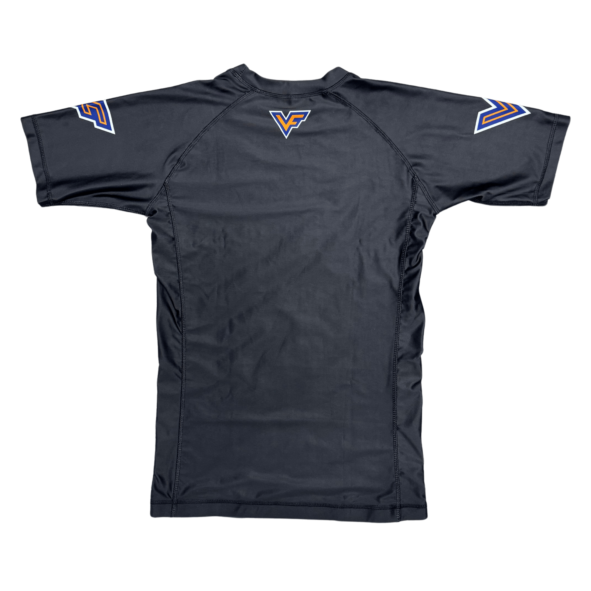 Adult Rashguard No Gi BJJ/MMA Rash Guard - Black / Orange - Valor Fightwear