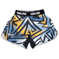 Geometric Design No Gi BJJ/MMA Board Shorts - Orange - Valor Fightwear