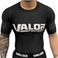 IBJJF Black Belt Ranked No Gi BJJ/MMA Rash Guard - Black - Valor Fightwear