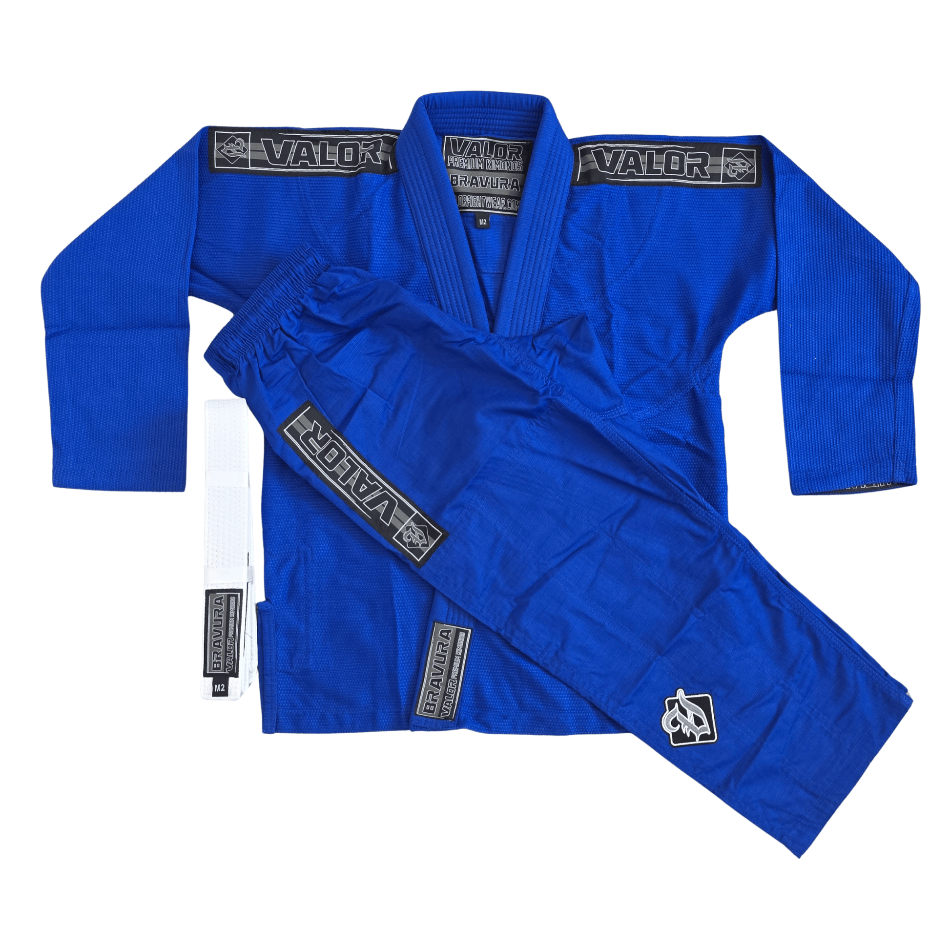 Kids Bravura BJJ GI Martial Arts Gi - Blue - Valor Fightwear Kids Gi Valor Fightwear