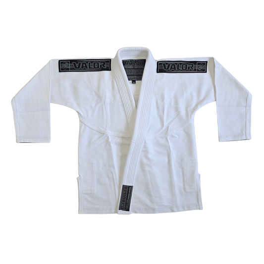 Kids Bravura BJJ GI Martial Arts Gi - White - Valor Fightwear Kids Gi Valor Fightwear
